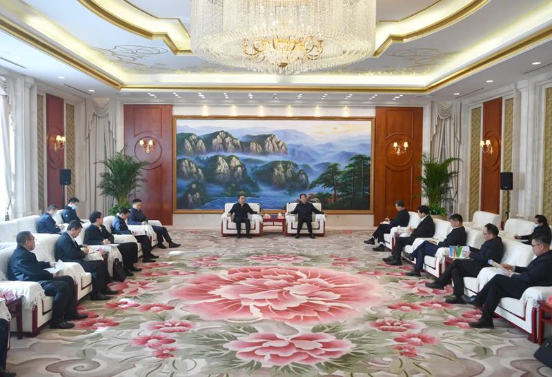 鄒磊拜會(huì)寧夏回族自治區(qū)黨委書記、人大常委會(huì)主任陳潤兒