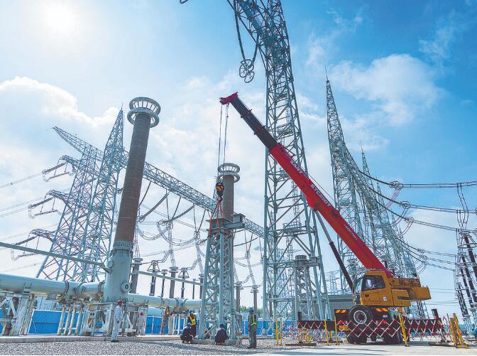 賦能京畿，北京東變電站擴(kuò)建忙