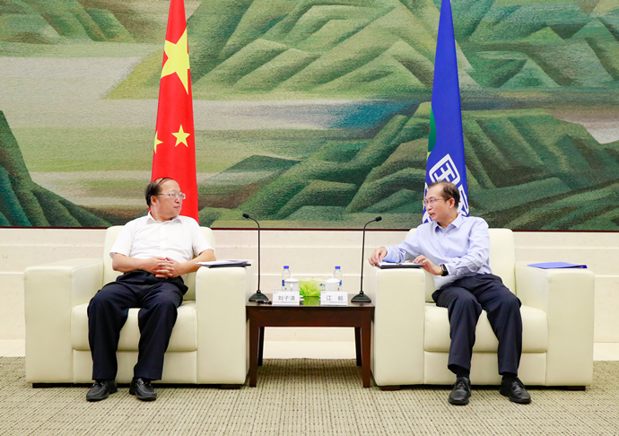 國家電投總經(jīng)理、黨組副書記江毅會見湖北省武漢市委常委、武漢經(jīng)開區(qū)工委書記劉子清