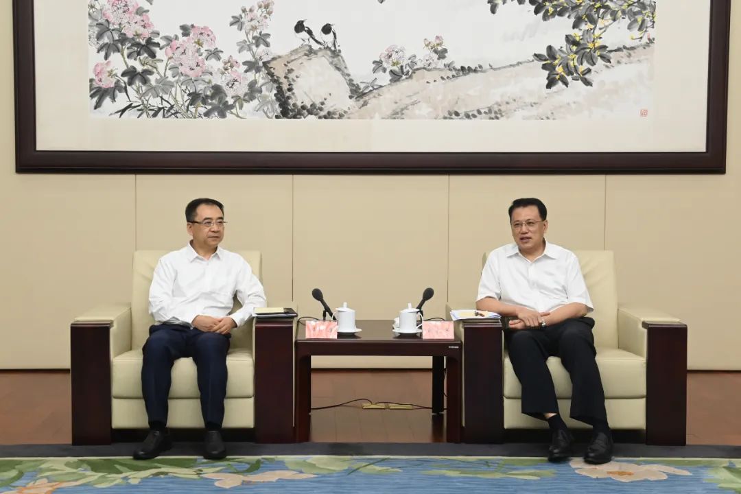 大唐集團公司黨組書記、董事長鄒磊拜會浙江省委書記、省人大常委會主任袁家軍