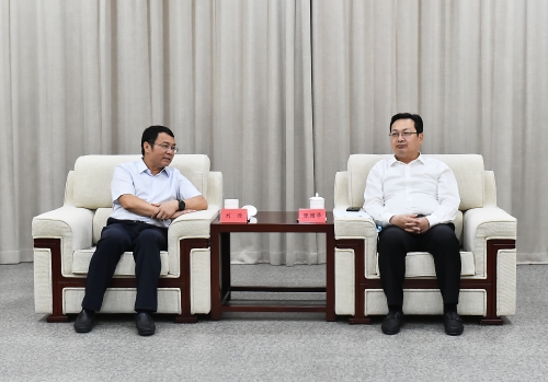 劉源拜會河北省委常委、副省長，雄安新區(qū)黨工委書記、管委會主任張國華