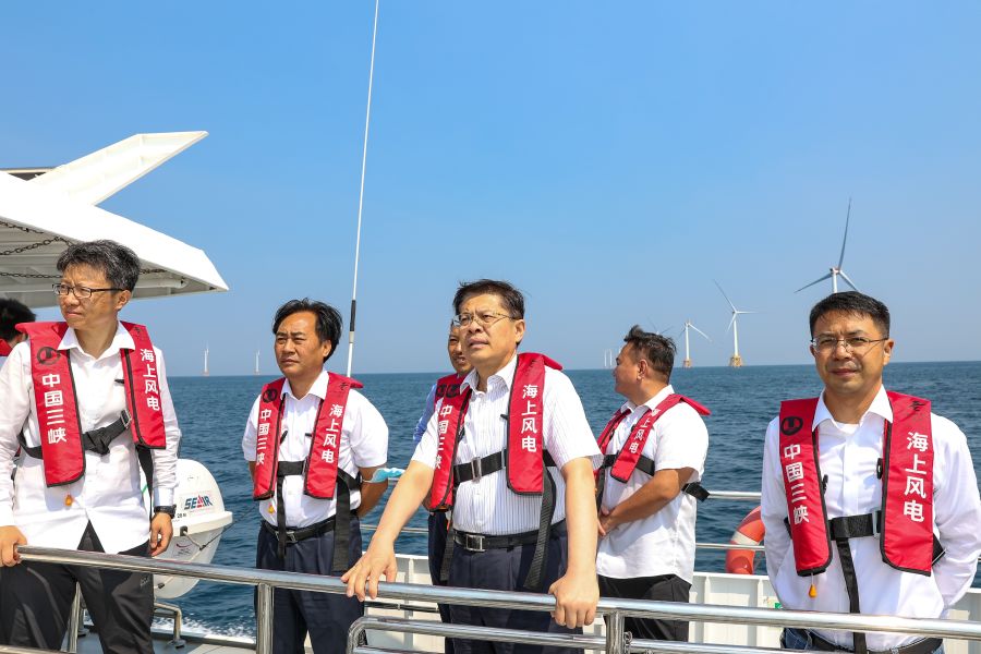 韓君赴廣東陽江、福建福州調(diào)研三峽集團(tuán)海上風(fēng)電項(xiàng)目