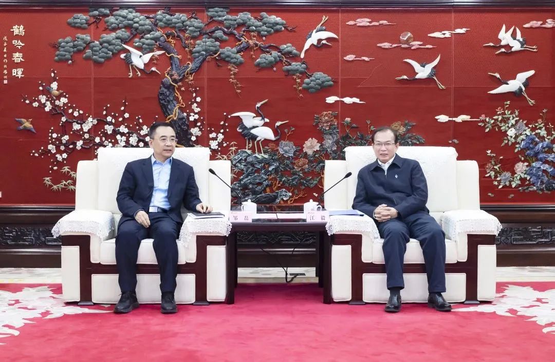 鄒磊、劉明勝拜訪中國(guó)華電董事長(zhǎng)江毅、總經(jīng)理葉向東