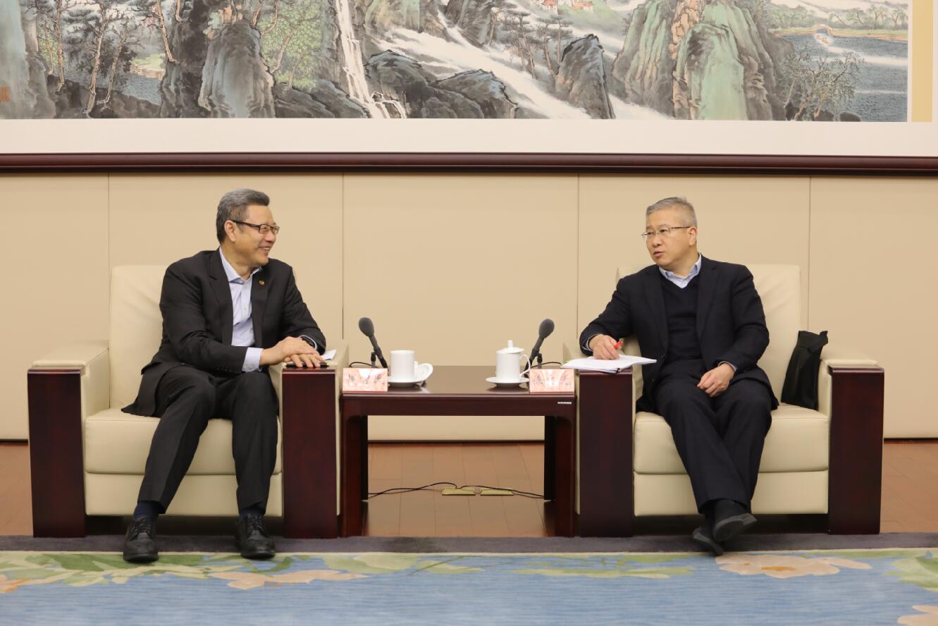 國(guó)家電投黨組書(shū)記、董事長(zhǎng)錢(qián)智民拜會(huì)浙江省委常委、常務(wù)副省長(zhǎng)徐文光