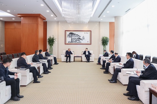 華能集團(tuán)黨組書記溫樞剛會(huì)見青海省委常委、海東市委書記烏拉孜別克·熱蘇力汗