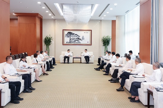 華能集團黨組書記、董事長溫樞剛會見山西省委常委、太原市委書記韋韜
