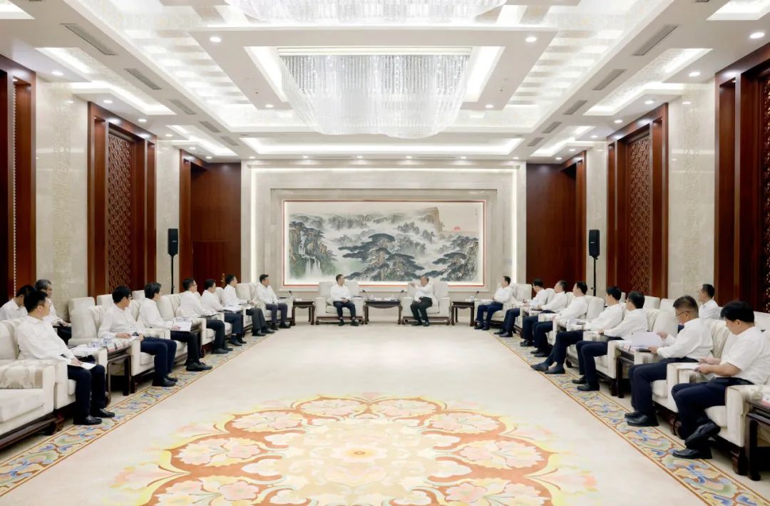 大唐集團鄒磊、劉明勝拜會山東省委書記林武、省長周乃翔
