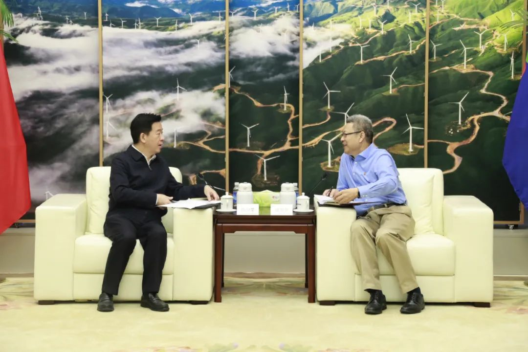 國家電投黨組書記、董事長錢智民會見廣東省韶關(guān)市委書記陳少榮