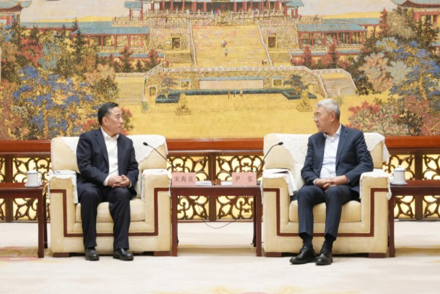 宋海良拜會江西省委書記尹弘、省長葉建春并見證簽署戰(zhàn)略合作協(xié)議