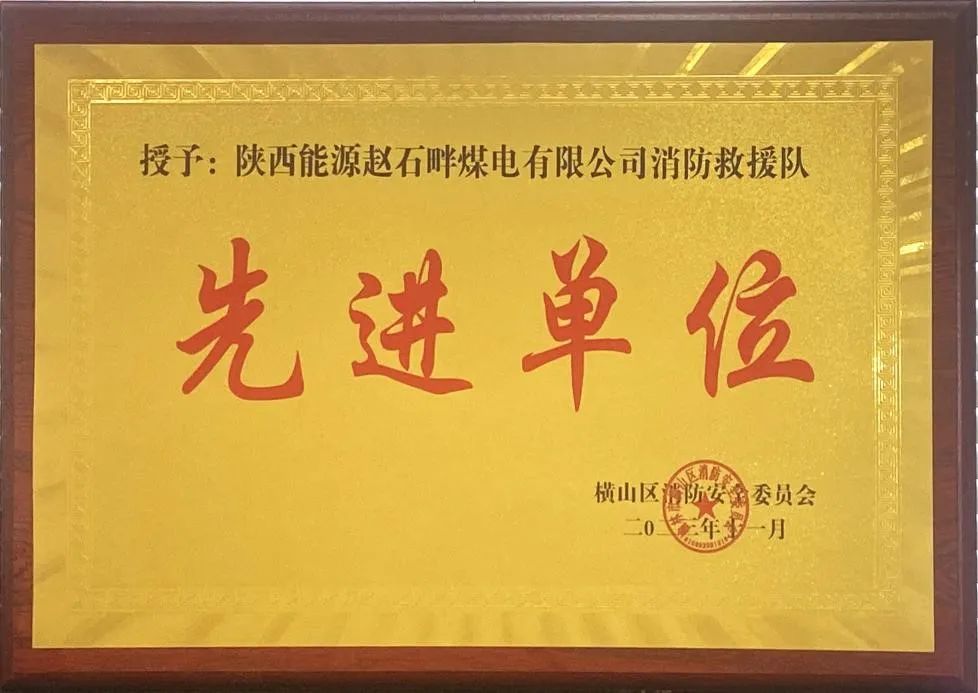 優(yōu)秀！再續(xù)輝煌！陜投集團(tuán)趙石畔煤電消防工作又獲表彰