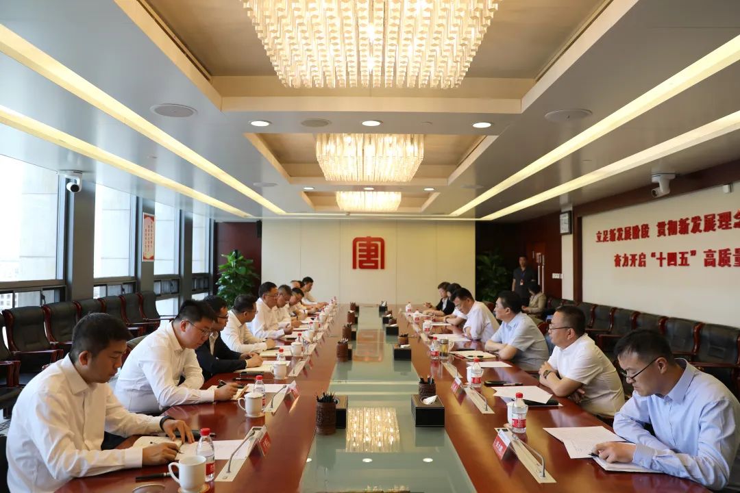 中建一局黨委書記、董事長(zhǎng)吳愛國拜會(huì)大唐國際黨委書記、董事長(zhǎng)王順啟