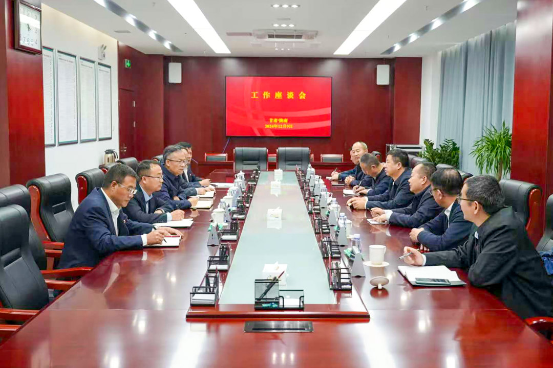 大唐甘肅公司黨委書記王建偉與國(guó)網(wǎng)隴南電力公司總經(jīng)理、黨委副書記王建眾會(huì)談